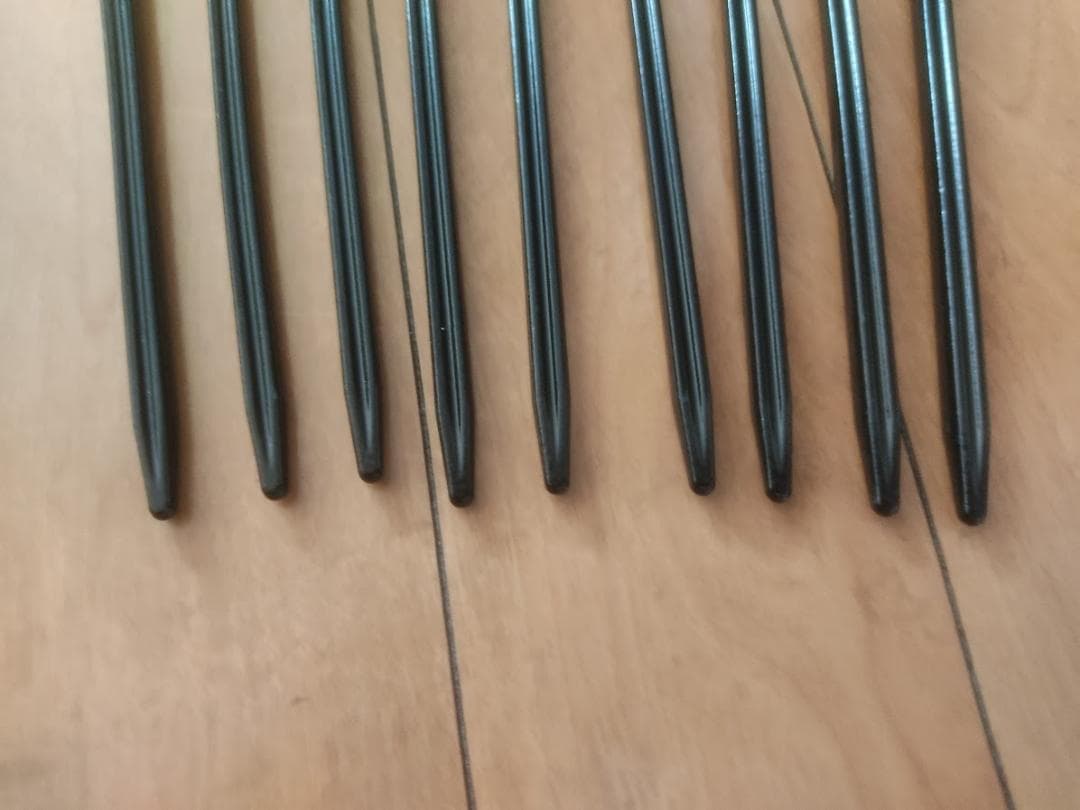 【新品・未使用】　Iwano 鍛造ペグ 30cm 日本製 ブラック 19本