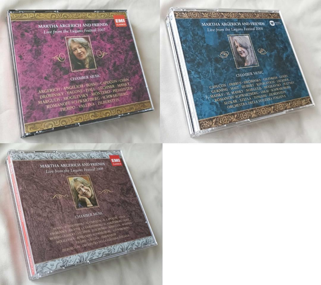 アルゲリッチ＆フレンズ ルガーノ・ライヴ 2002-2009 3枚組×7セット