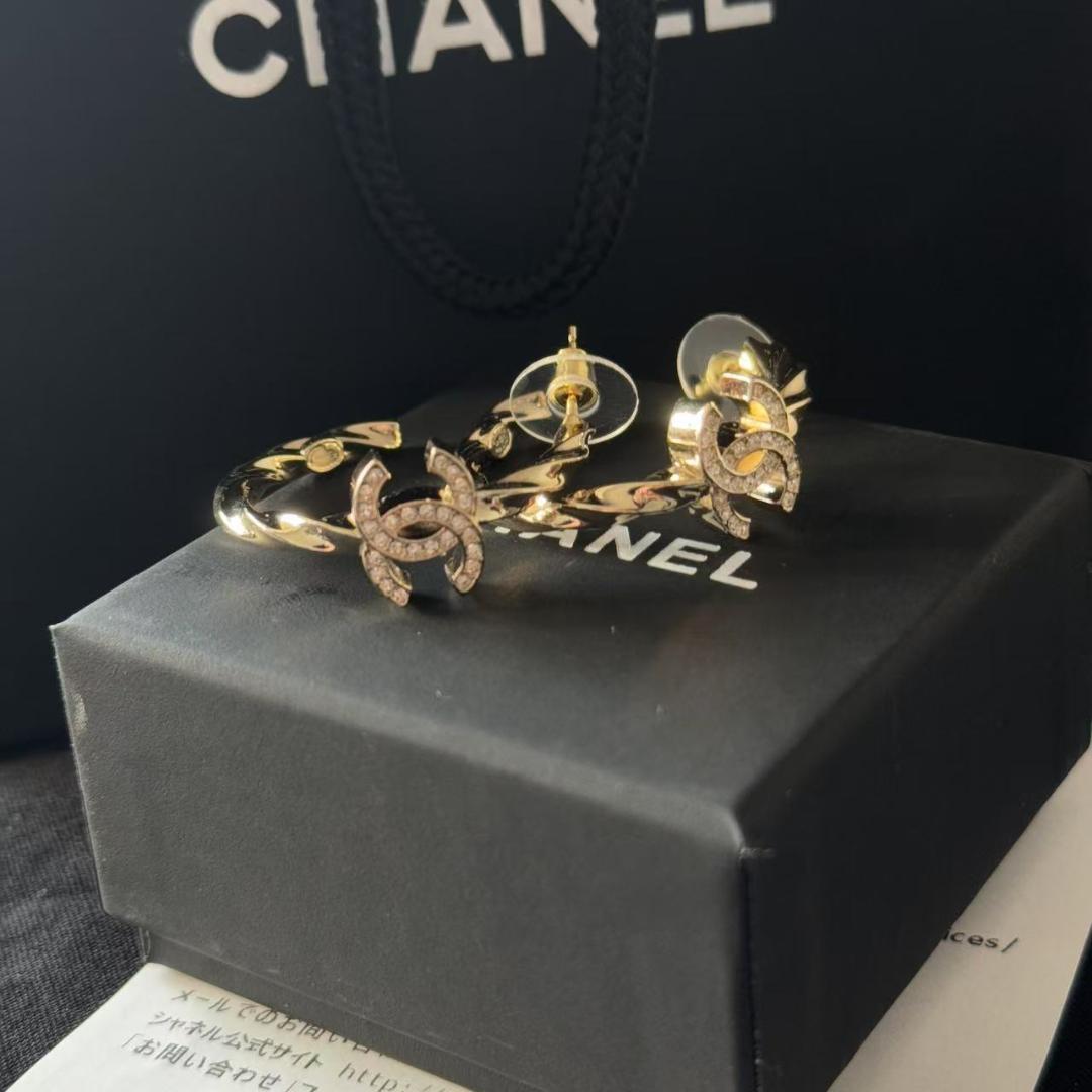 CCロゴ フープピアス