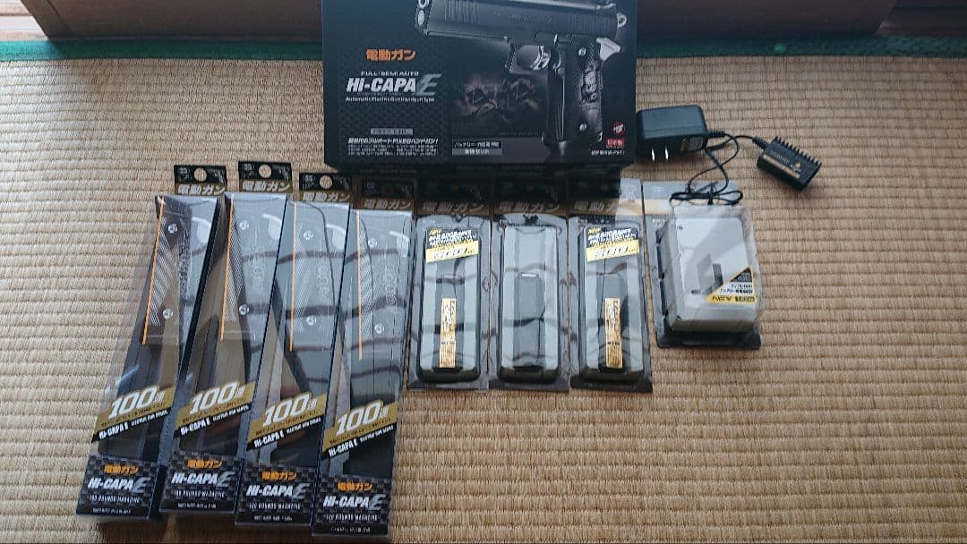 電動ガン Hi-Capa E ブラック　フルオート　セミオート　試し撃ちのみ