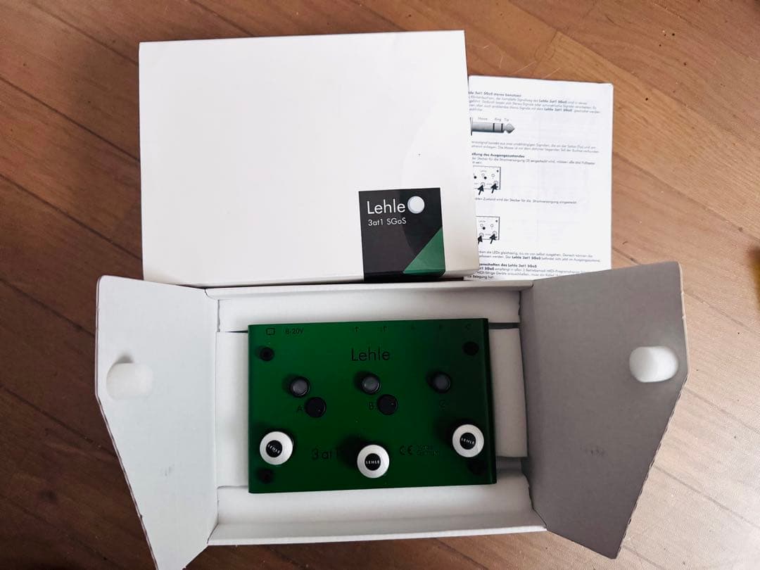 【美品】Lehle 3at1 SGoS ギターエフェクター、インプットセレクター