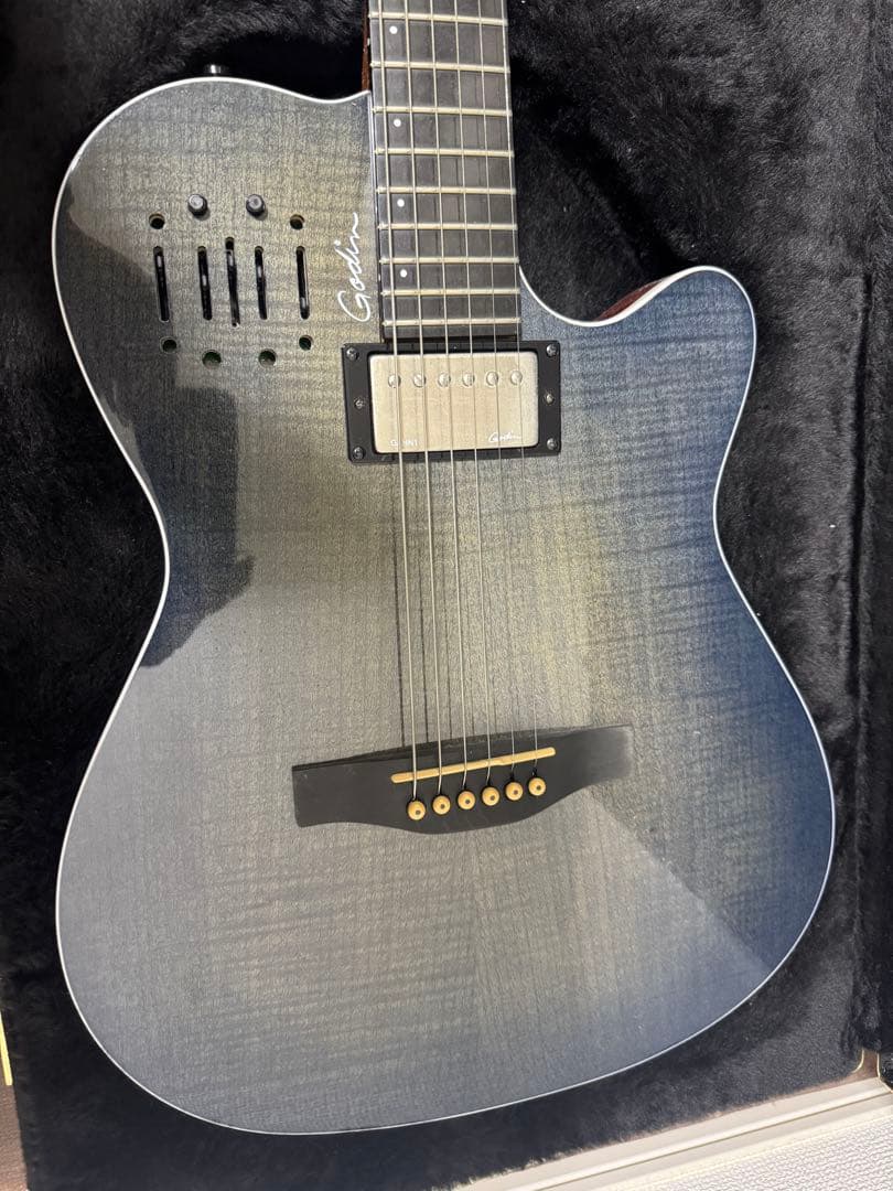 P*)様 Godin (ゴダン) A6 ULTRA Denim Blue Fla