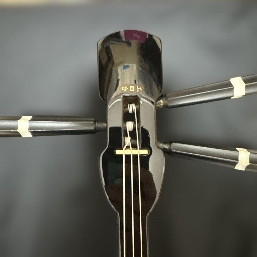 沖縄三線 強化張り 工四合　弦楽器 和楽器 初心者 入門 民謡 収納袋付き