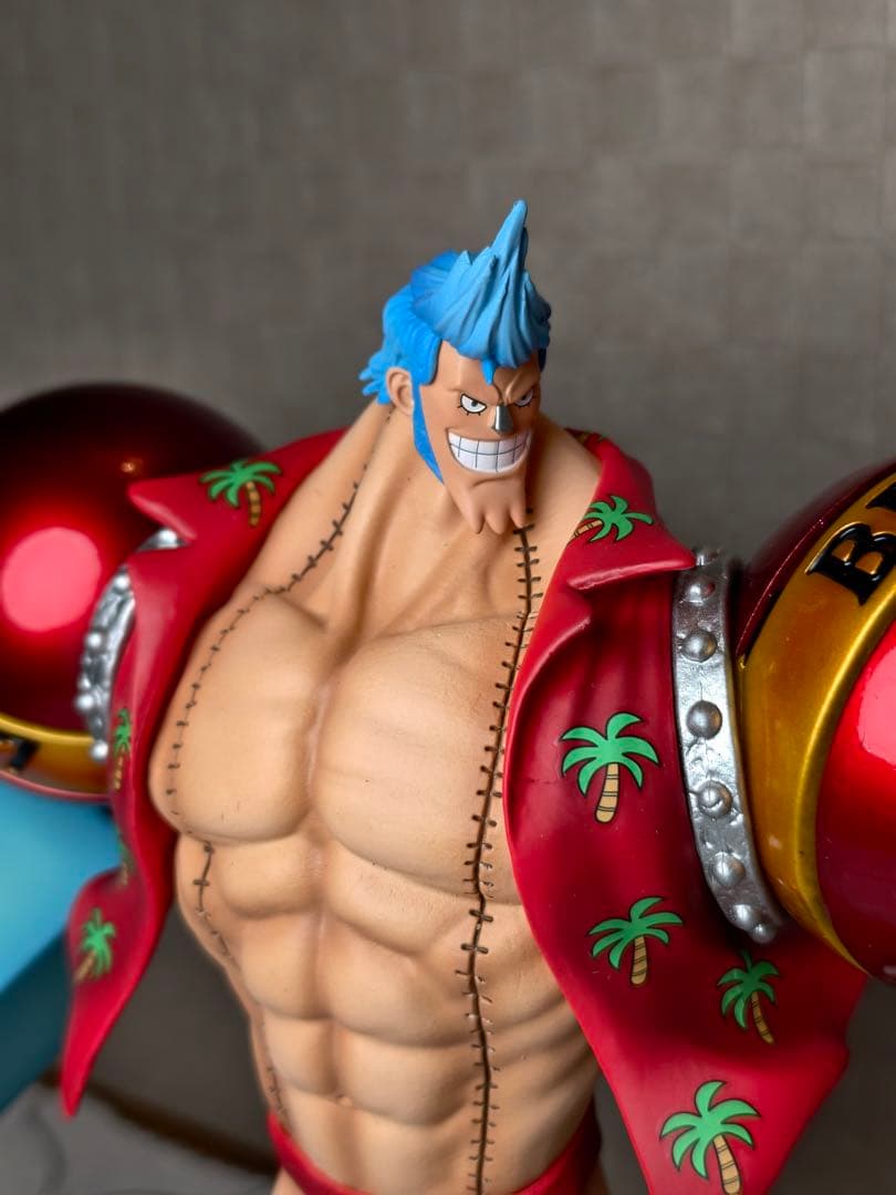 ワンピース フランキー フィギュア 28cm 交換頭部付き 即日発送　実物写真