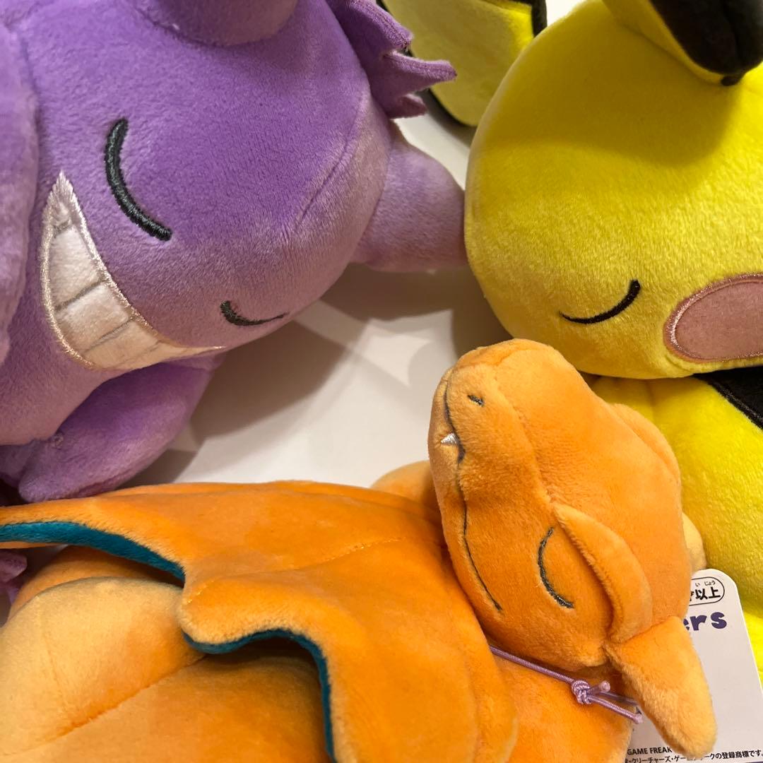 匿名配送【リザードン・ピチュー・ゲンガー】すやすやフレンド ポケモン