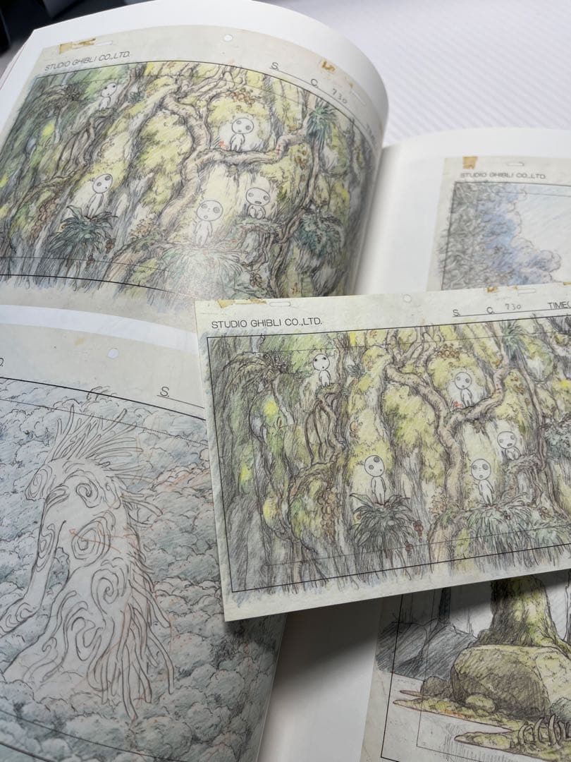 スタジオジブリレイアウト展図録＋ポストカード