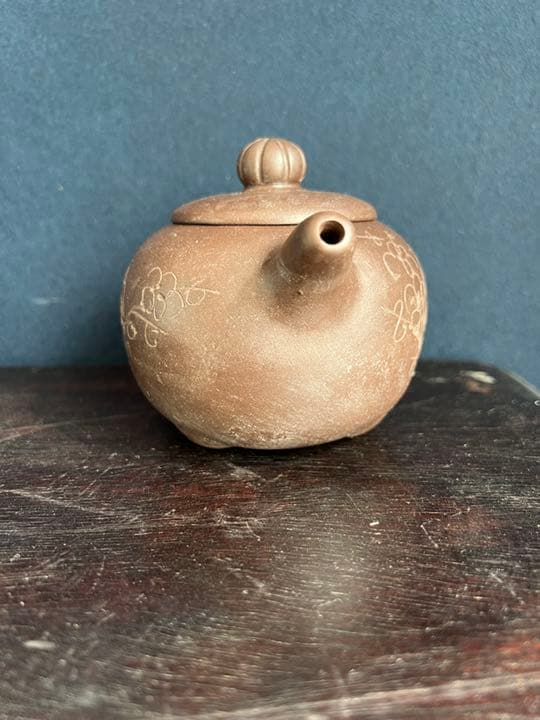 中国紫砂壺　茶道具　在銘　急須