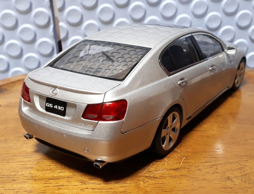 レクサス GS430 オートアート 1/18 シルバー ミニカー 激レア