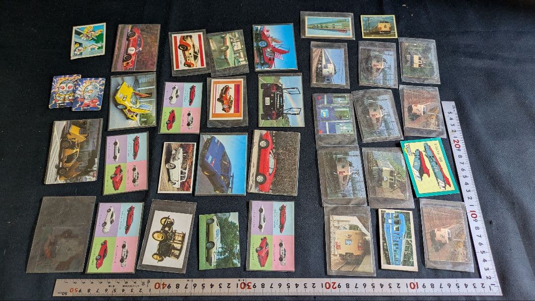 昔のメンコ　カード　ストリートファイター　幽遊白書　等