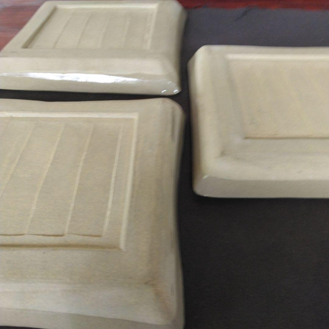 角皿　赤膚焼　正人