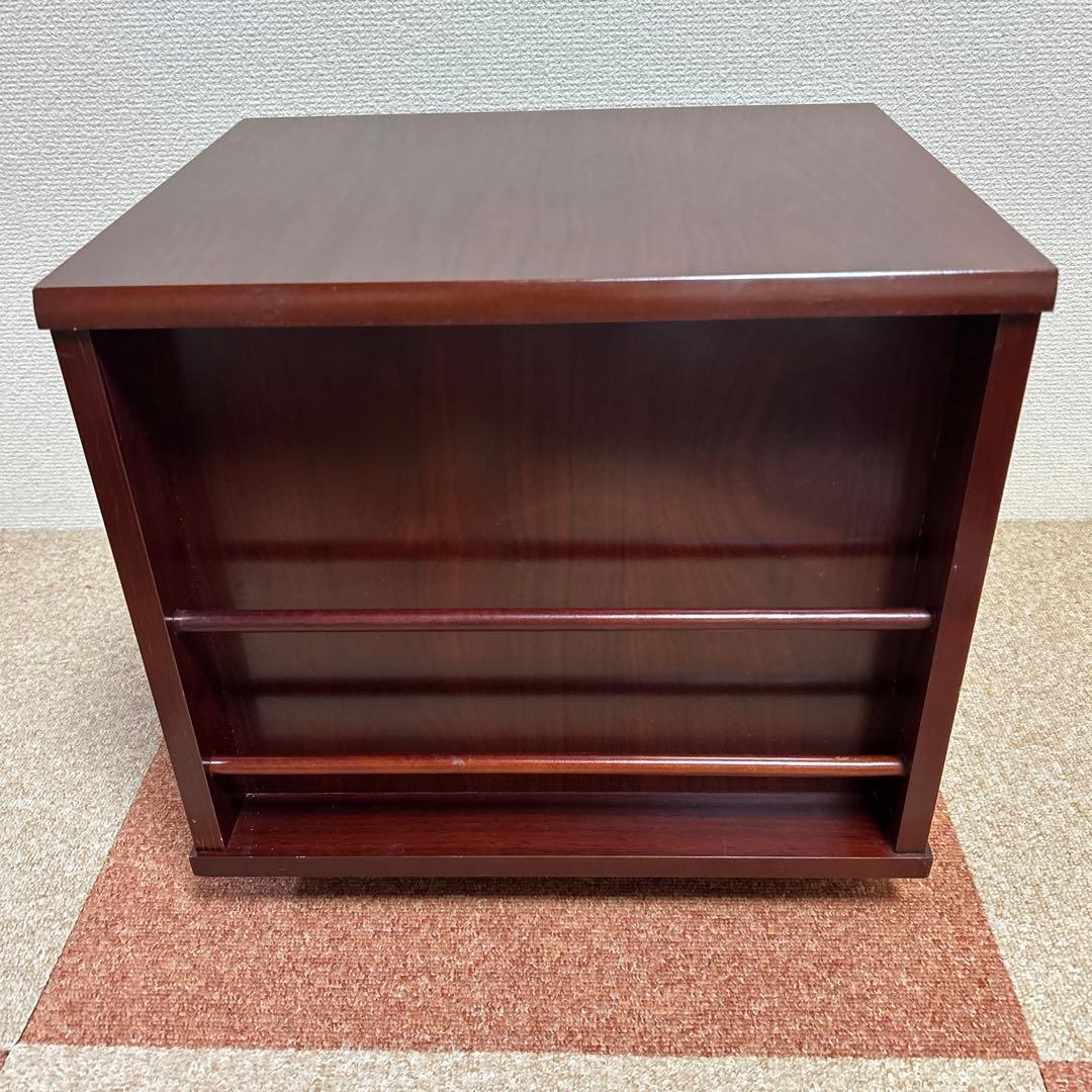 文机 折りたたみ式 三段引き出し アンティーク