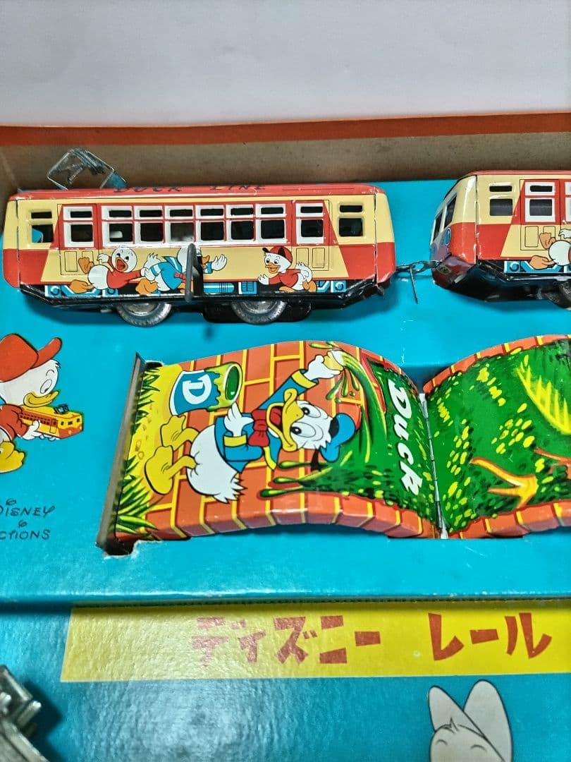 マスダヤ製　ディズニーレールセット　ブリキゼンマイ式