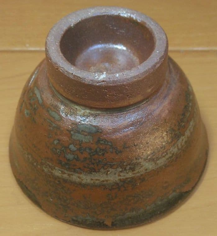 人間国宝 金城次郎 海老酒盃 栞 共箱 美品 やちむん 壺屋焼 壷屋焼 紐付箱