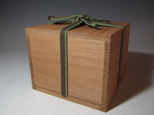 野々村仁清 白釉茶碗 淡々斎花押 時代の名碗！k547