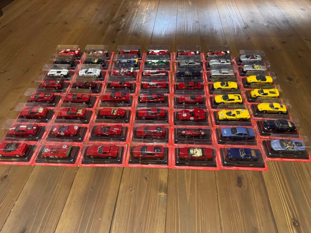 FERRARIミニカーコレクション 55台