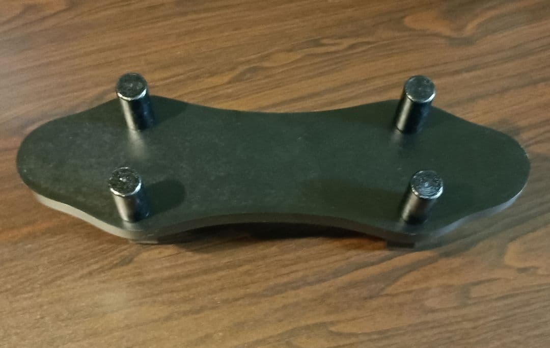 時代物 年代物 古銅 十手 兜割 鉢割 45,5cm 台座付き 甲冑 武具 鎧兜