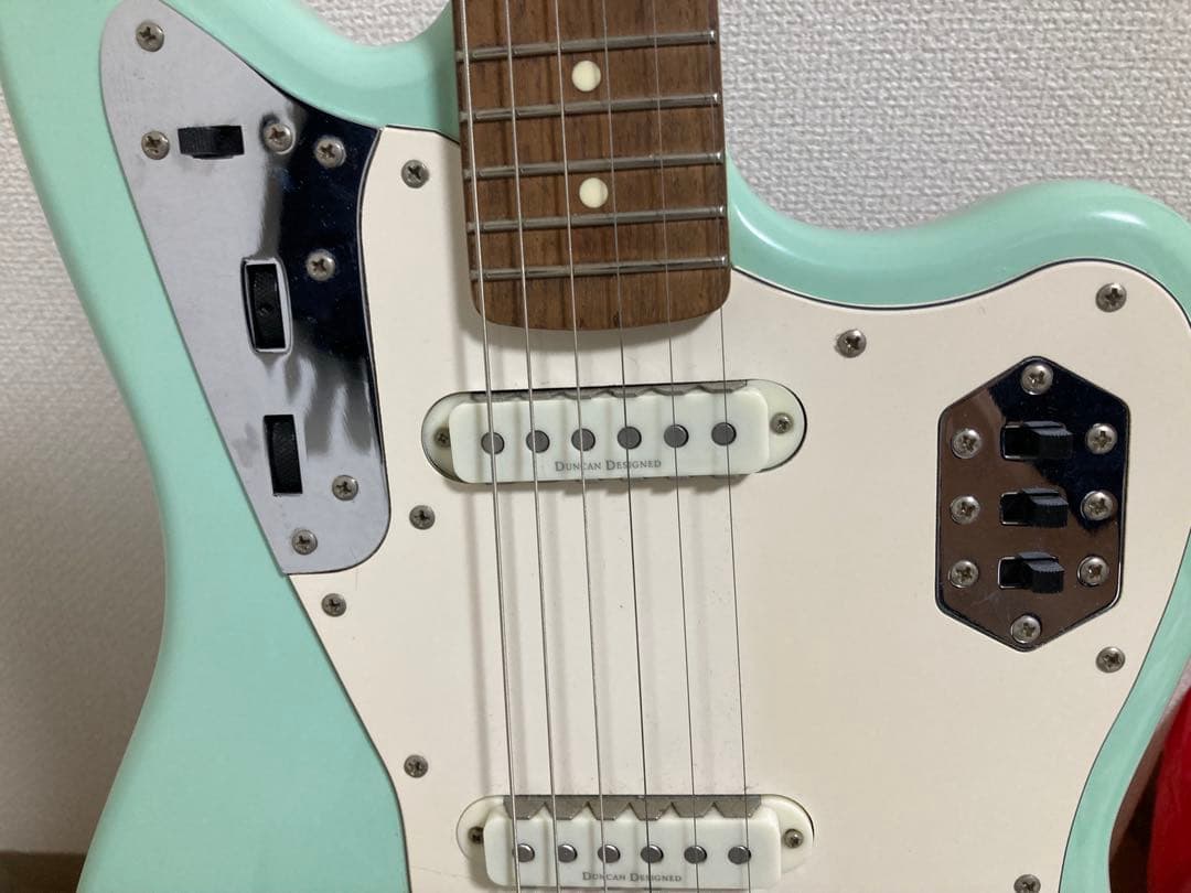 【格安】squire Jaguar エレキギター ミントグリーン