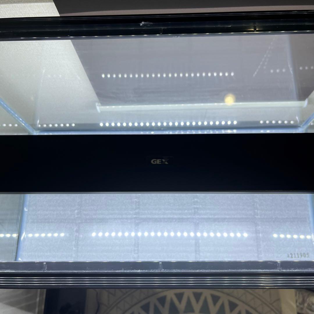 GEX 60センチ曲げガラス水槽　水槽台　ポンプ　水槽備品　小さい水槽まとめ売り