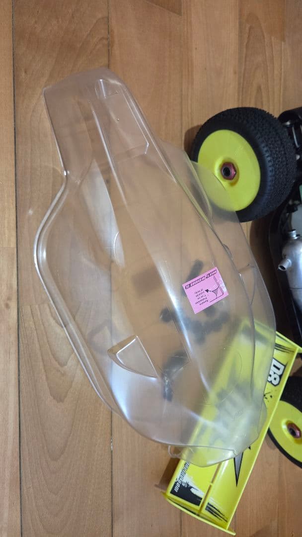 ラジコン エンジンカー ホットボディーズ D8 未走行シャーシ