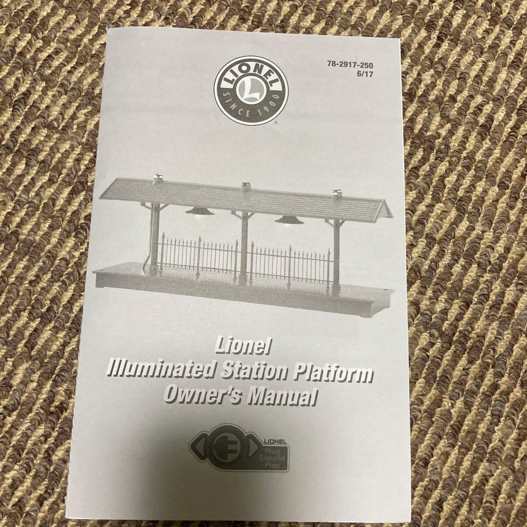 ライオネル　Oゲージ イルミネネイド ステーション プラットホーム