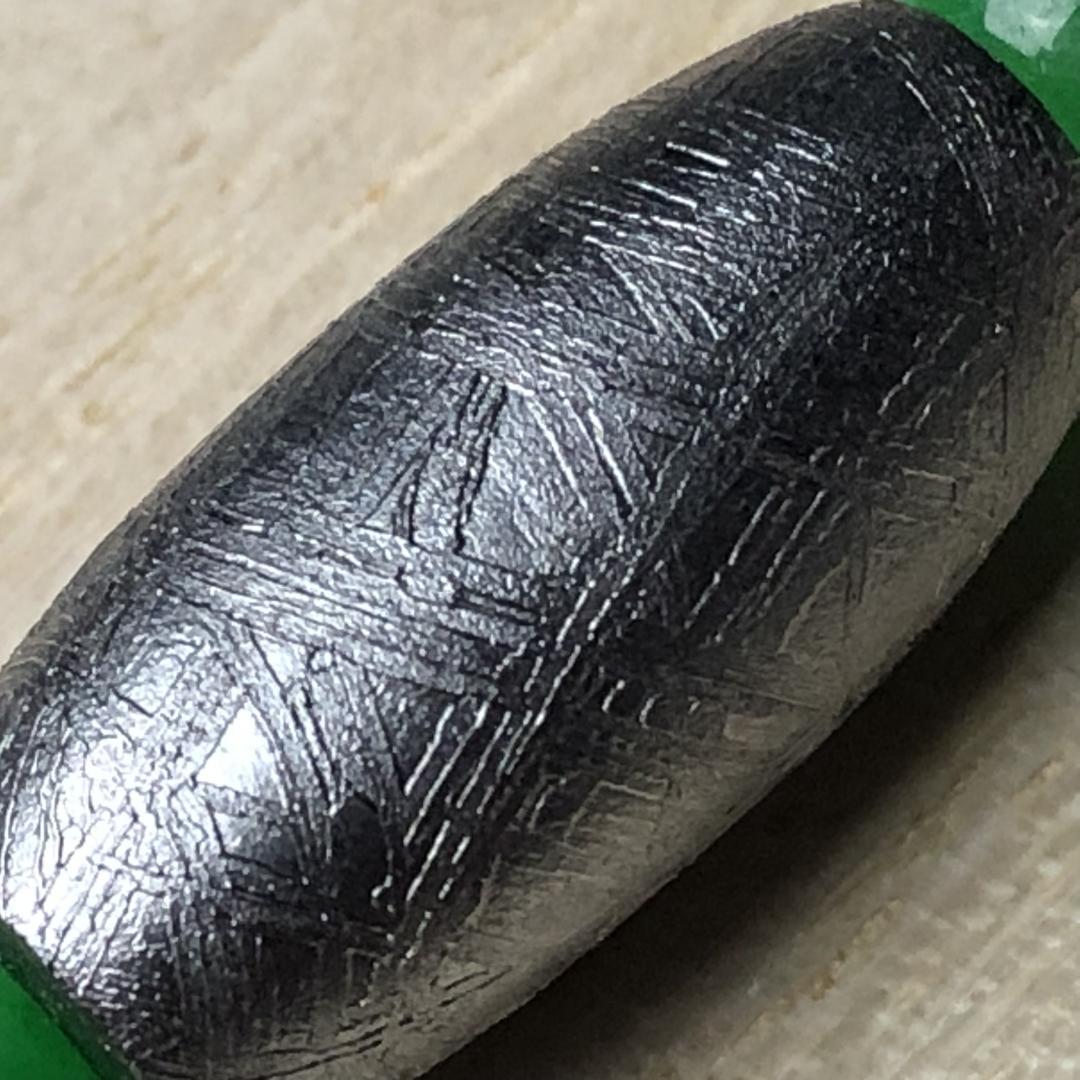 ムオニオナルスタ隕石　メッキ処理済み　天珠　ペンダント　隕石　重さ約18ｇ
