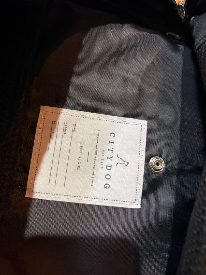 CITYDOG ブラック キャリーバッグ