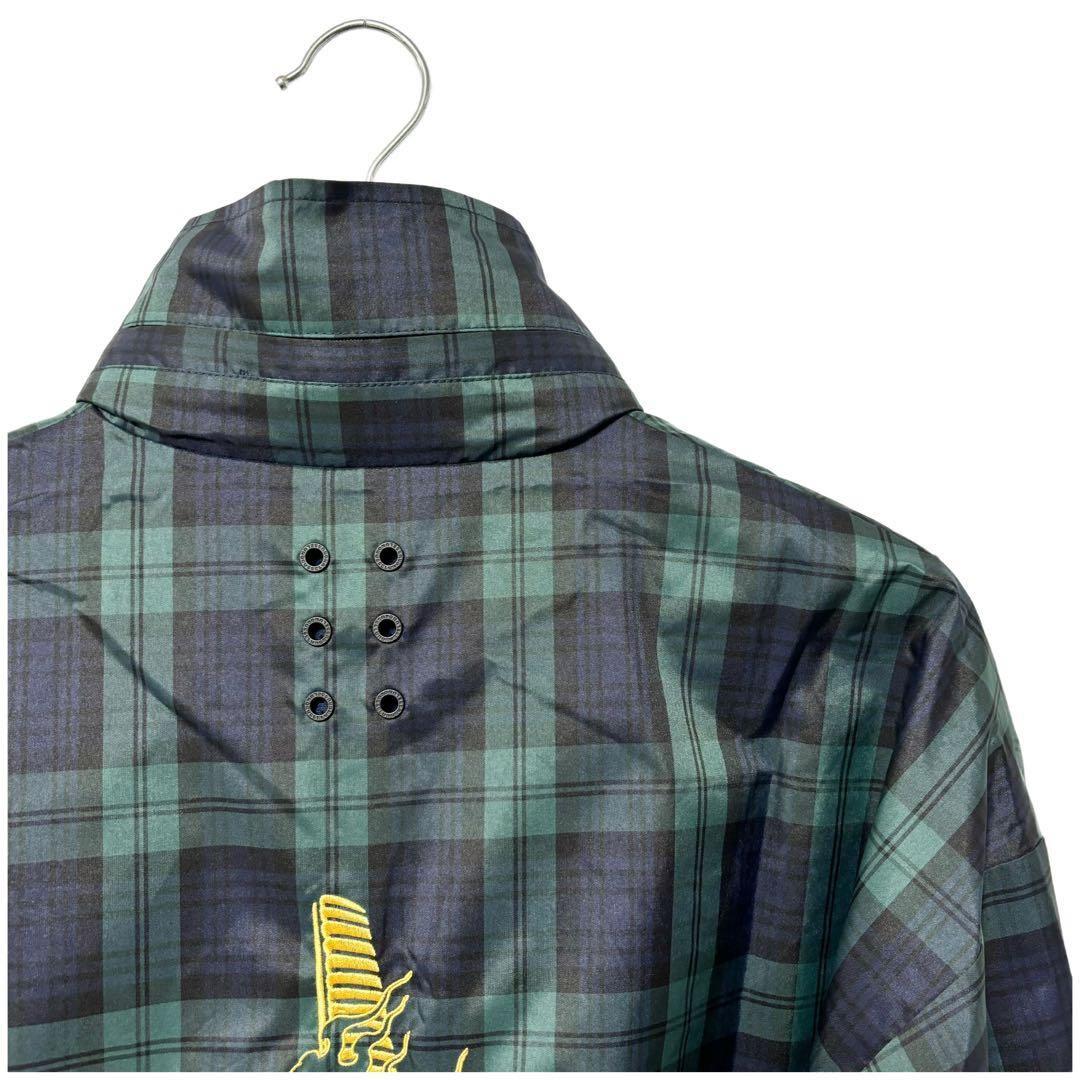 ラッセルノ ゴルフ 族虎 チェック ジップアップ ブルゾン D.グリーン L 5