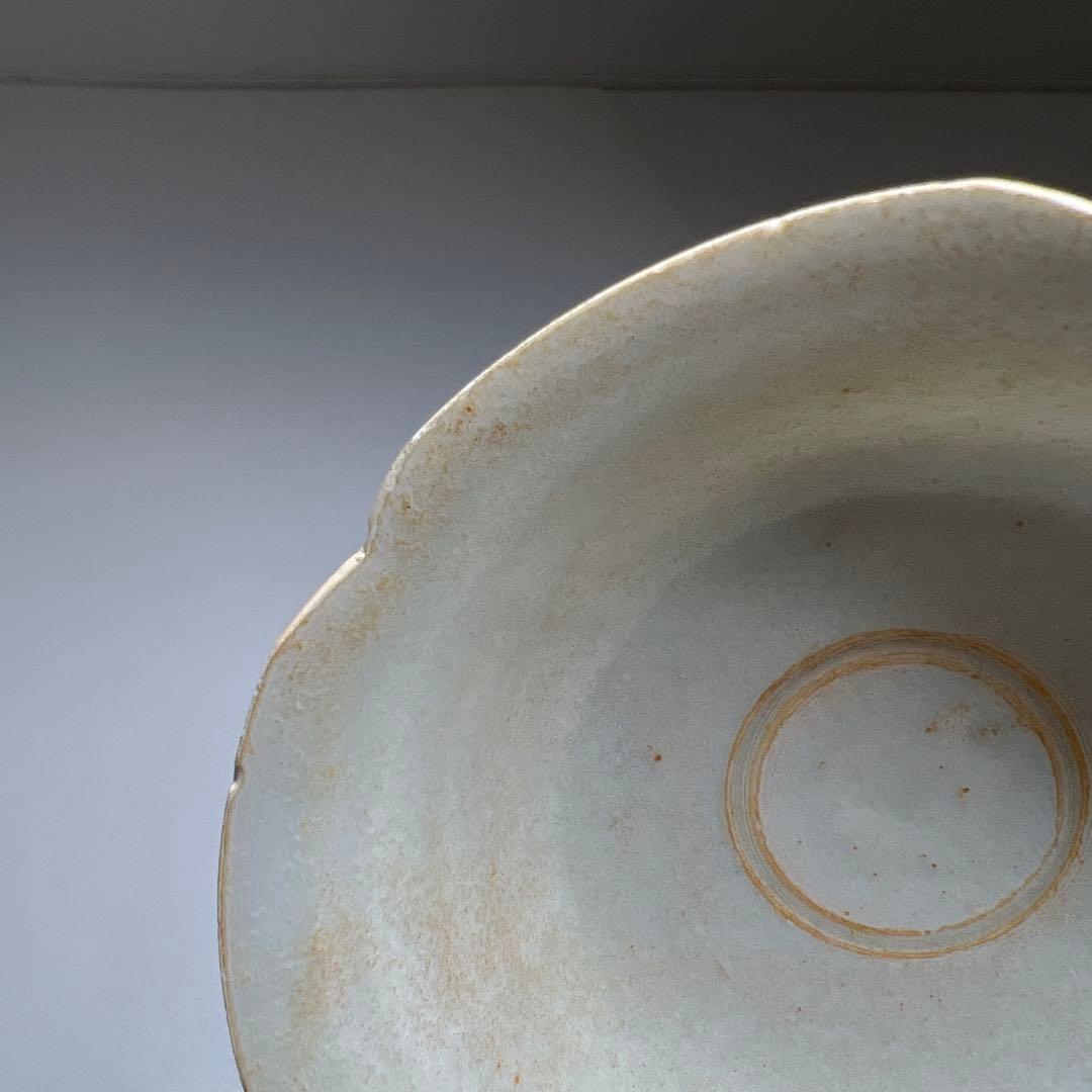 中国宋時代　影青盃、盃台　木箱付　高さ9㎝　東Y7-0709⭐︎2Fトコカ