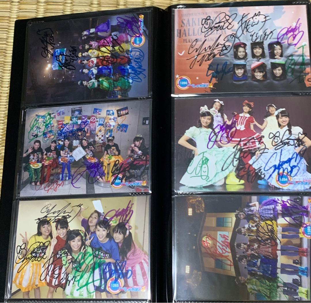 チームしゃちほこ　全員サイン写真
