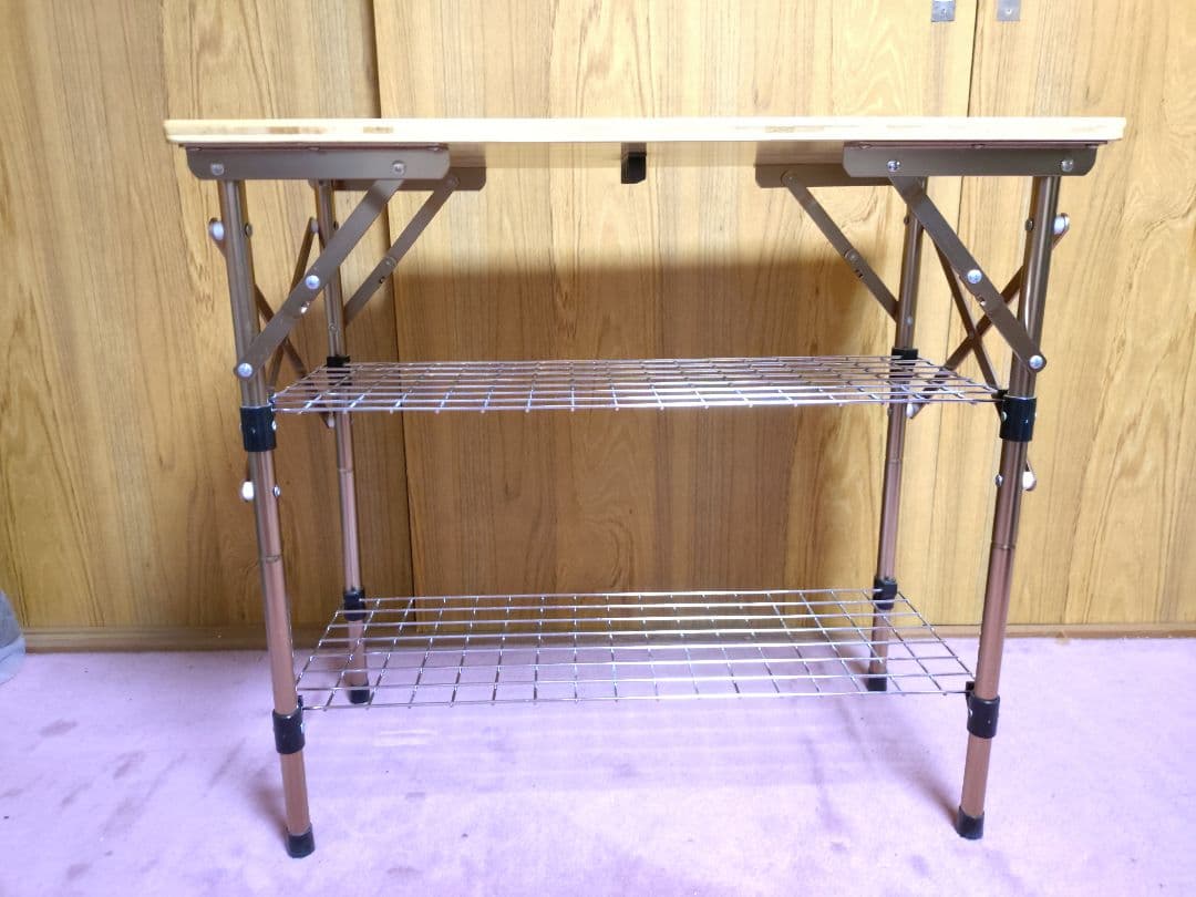 レア　コールマン　コンフォートマスター　バンブー　マルチシェルフミニ