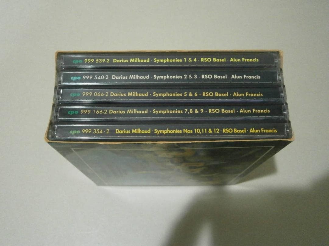 ミヨー　交響曲　全１２曲５CDボックス　希少良品　MILHAUD　フランス