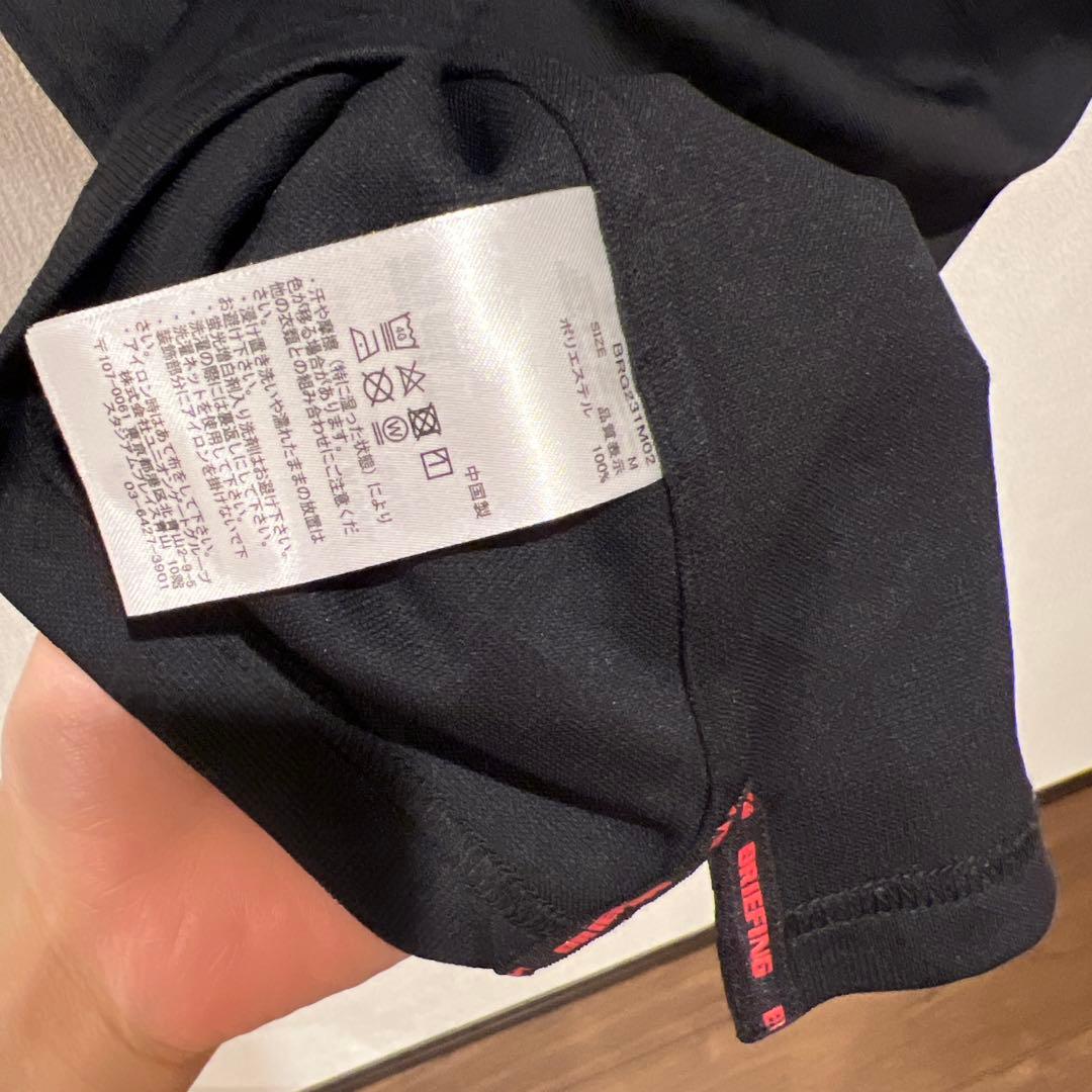 BRIEFING ブラック ポロシャツ M