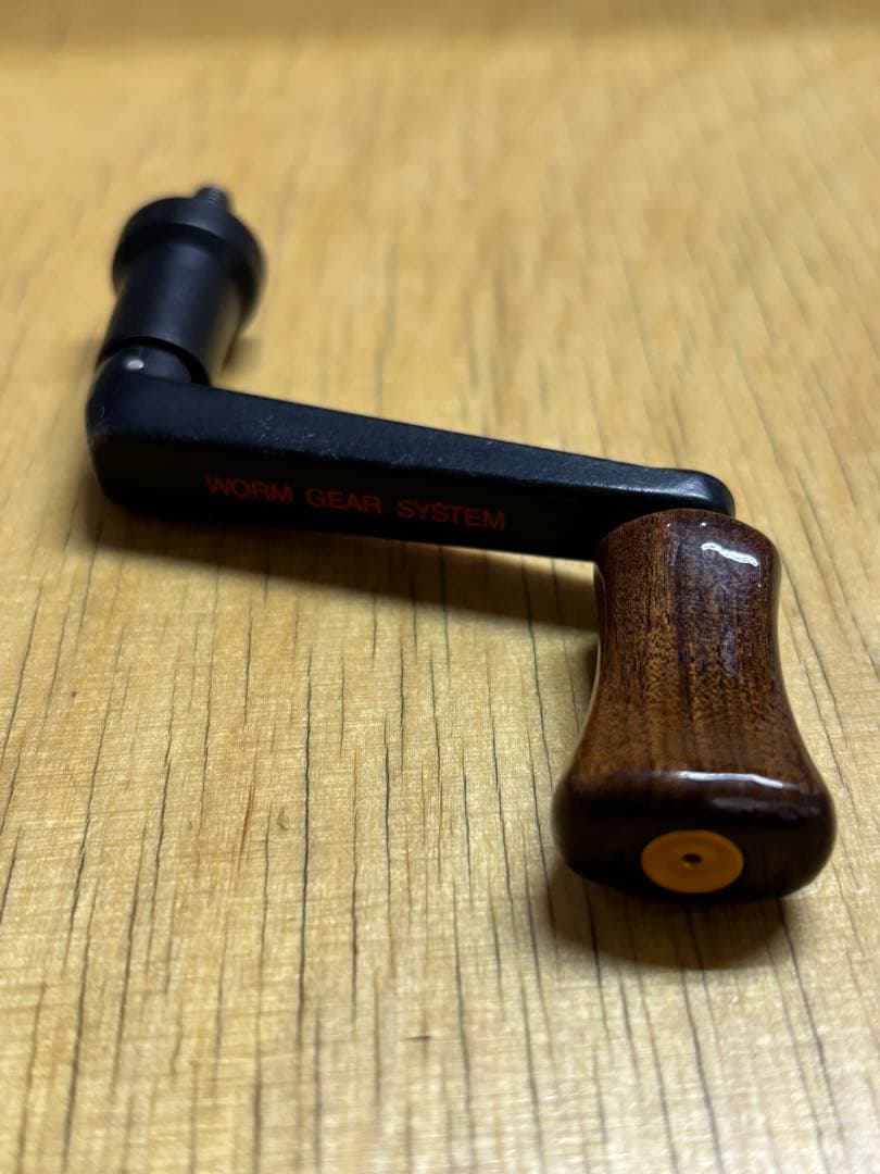 Abu カーディナル C3　純正ハンドル　Avail ウッドノブ　ノブ交換可能