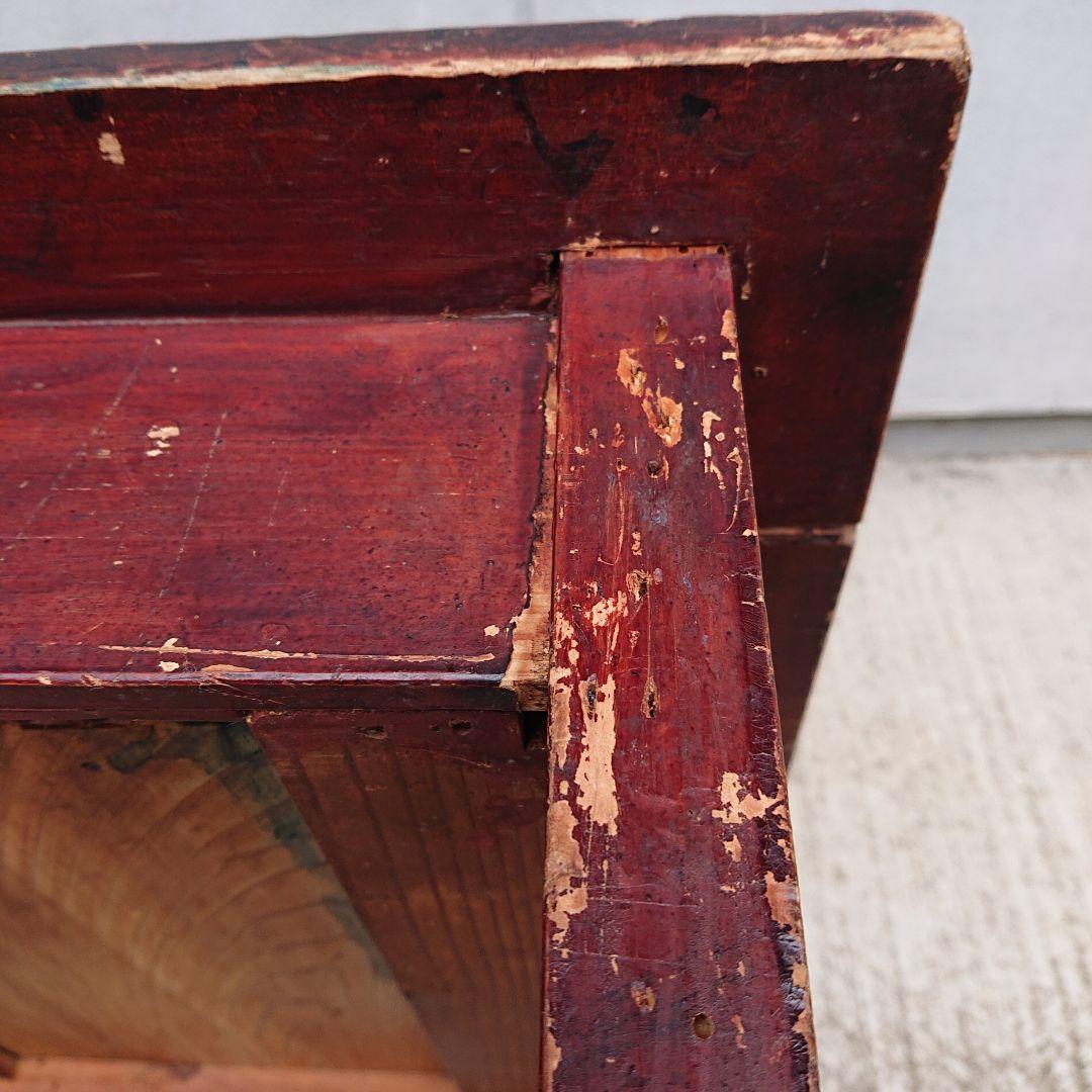 アンティーク レトロ 木製文机 古民家 大正 昭和