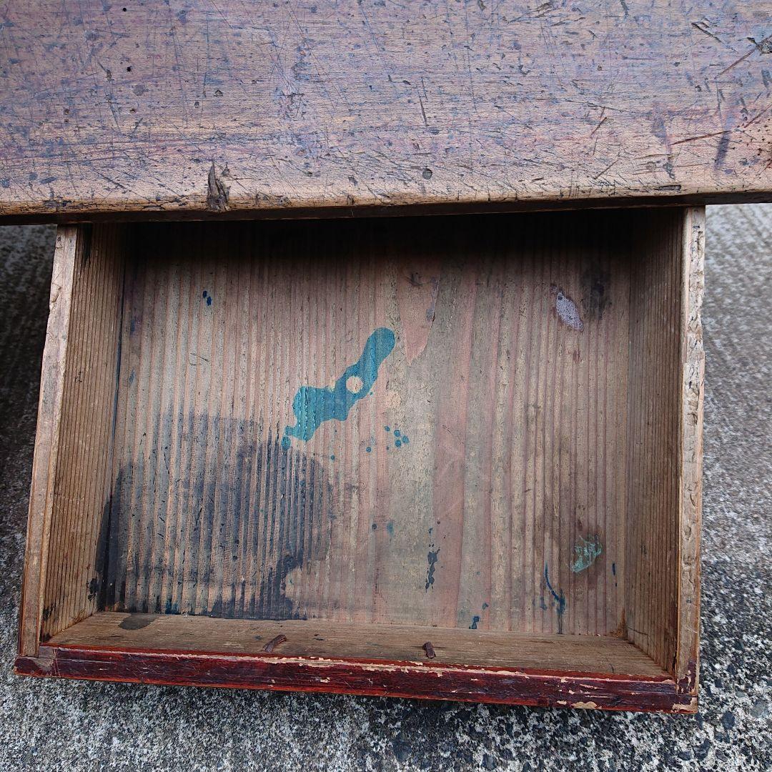 アンティーク レトロ 木製文机 古民家 大正 昭和