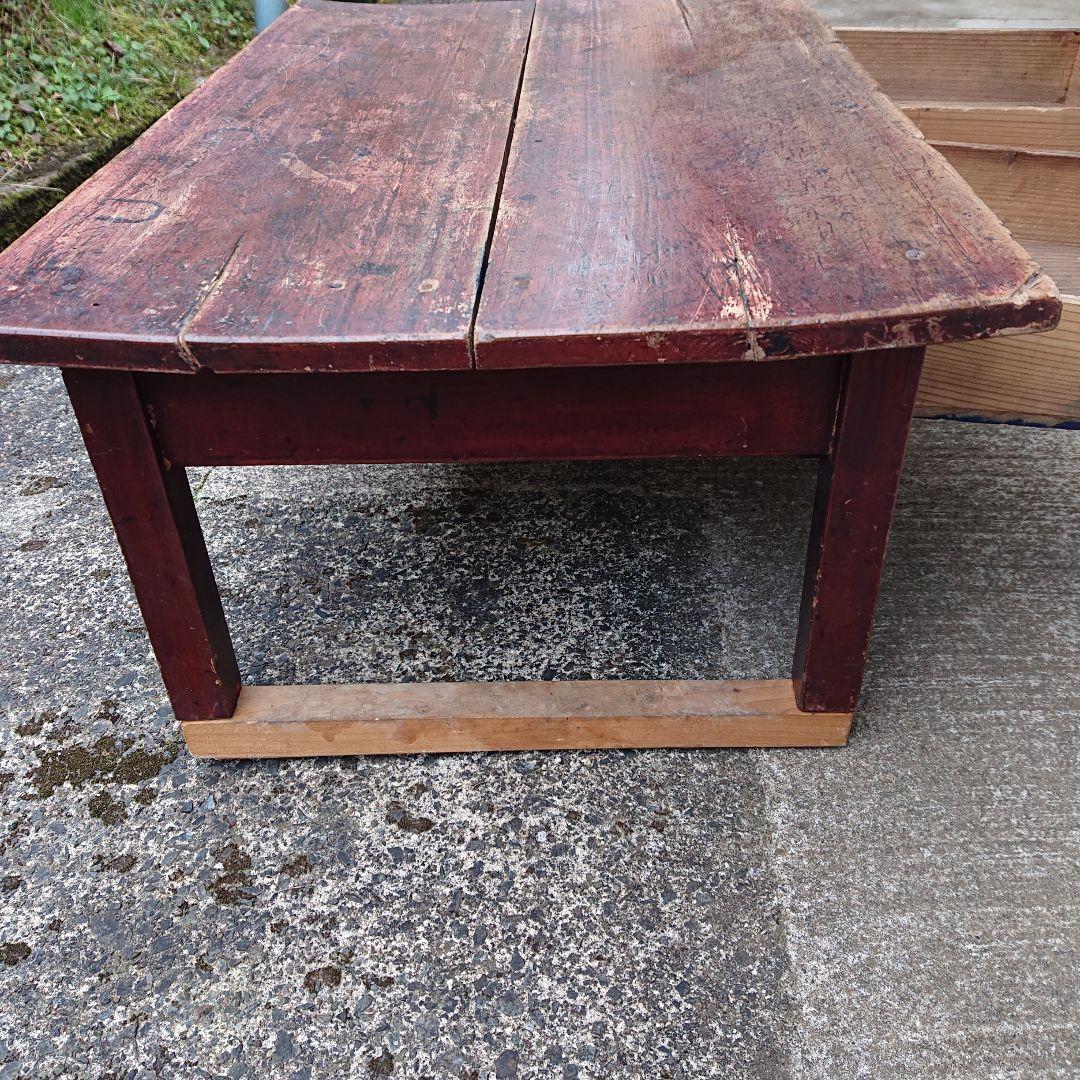 アンティーク レトロ 木製文机 古民家 大正 昭和