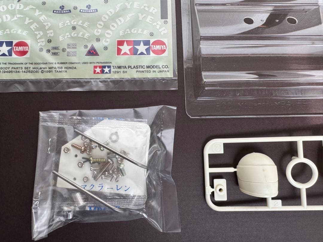 【レア希少】タミヤ RC F1カー ボディパーツ マクラーレンMP4/5Bホンダ