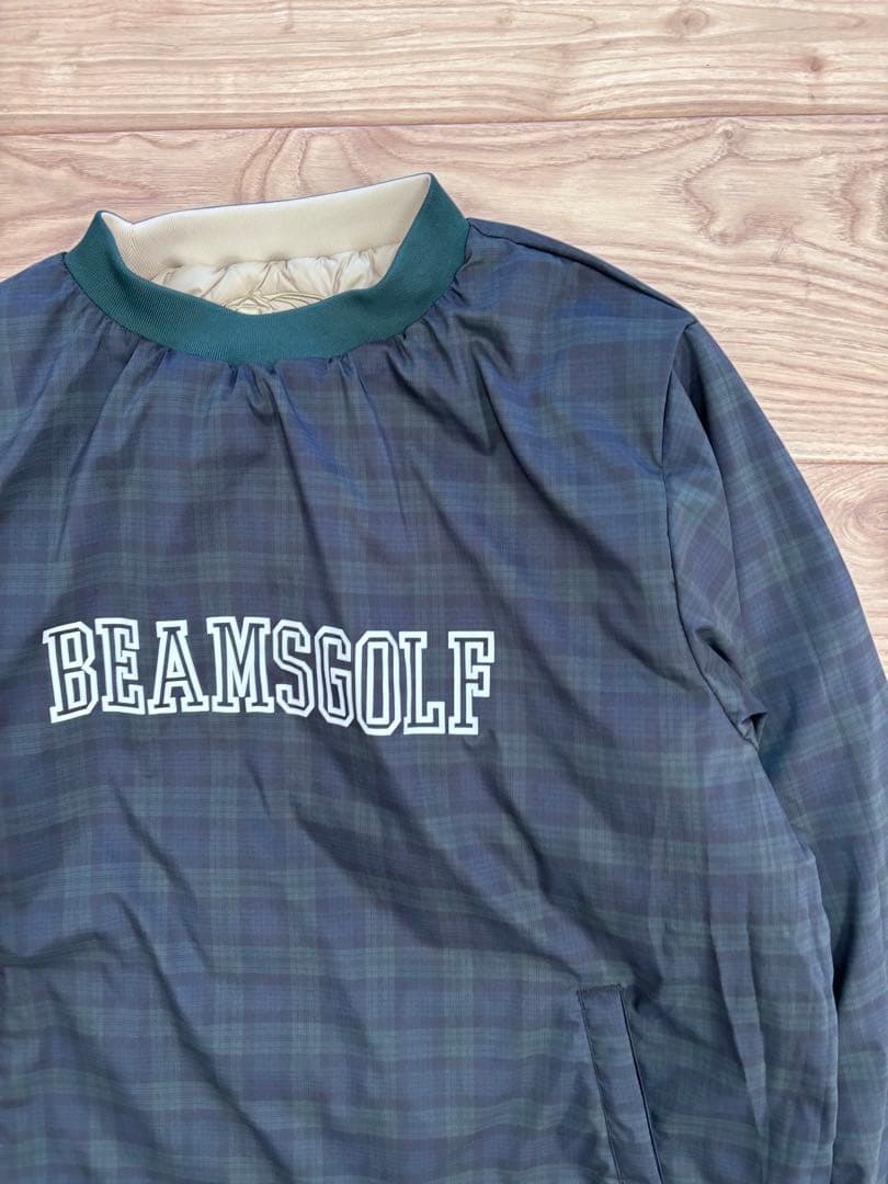 ビームスゴルフ　TAION コラボ　リバーシブル ダウン L