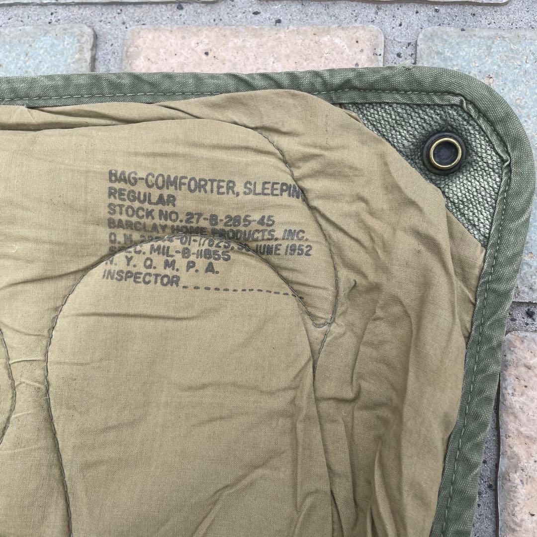 希少！50s アメリカアンティーク　US米軍ミリタリー寝袋USAヴィンテージ古着