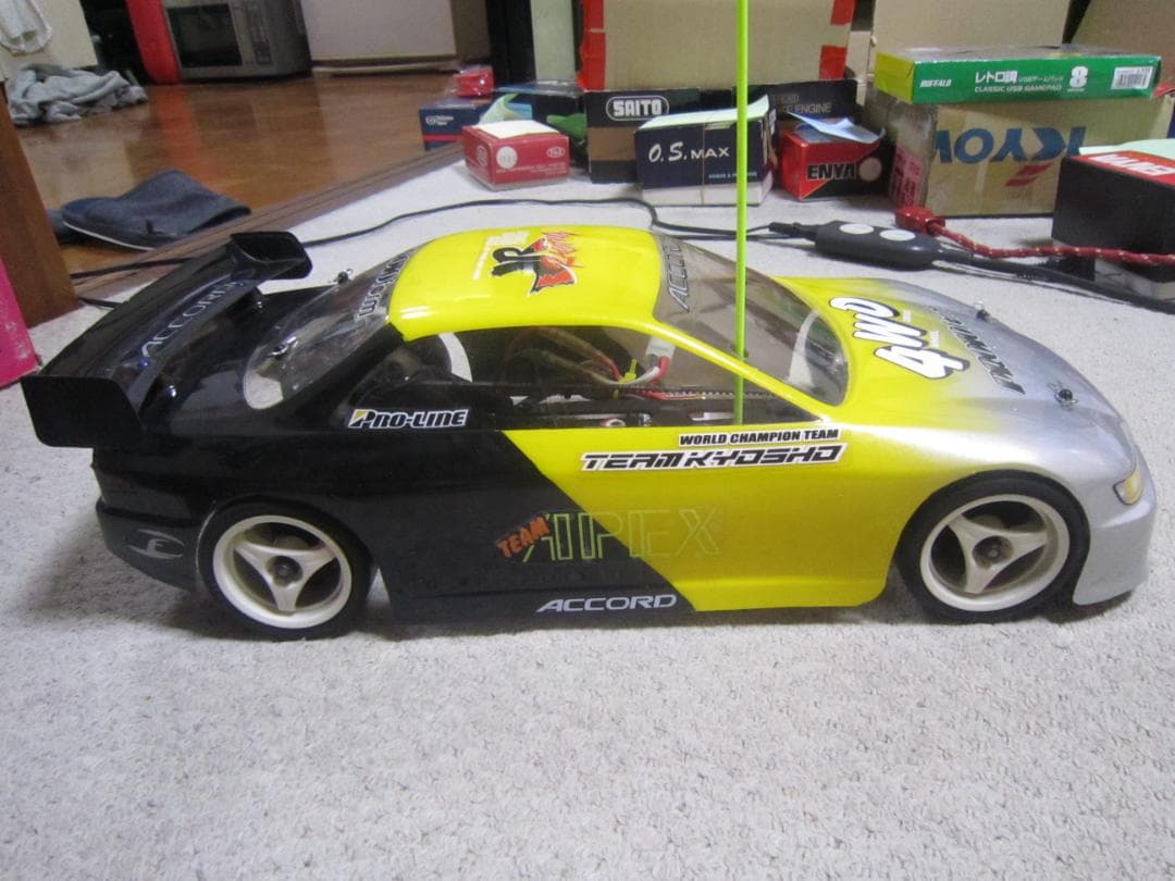 専用1/10 完全動作 京商 TF-4 TYPE-R アコード レース専用マシン