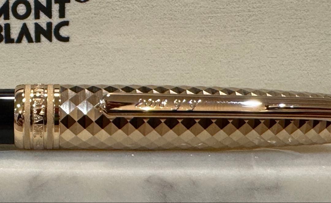 【極美品】モンブラン ボールペン ソリテール ドゥエ ジオメトリック