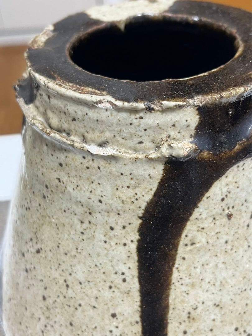 古琉球 人間国宝 古美術 在銘 花器 花瓶 花入 昭和期