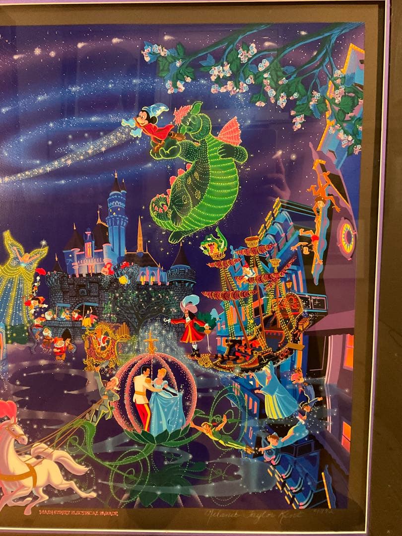 メラニーケント「エレクトリックパレード」シルクスクリーン直筆サイン・作品保証書有