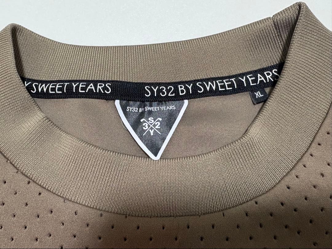 【SY32／ゴルフ】パンチング クルーネック スウェット ウェア (XL)