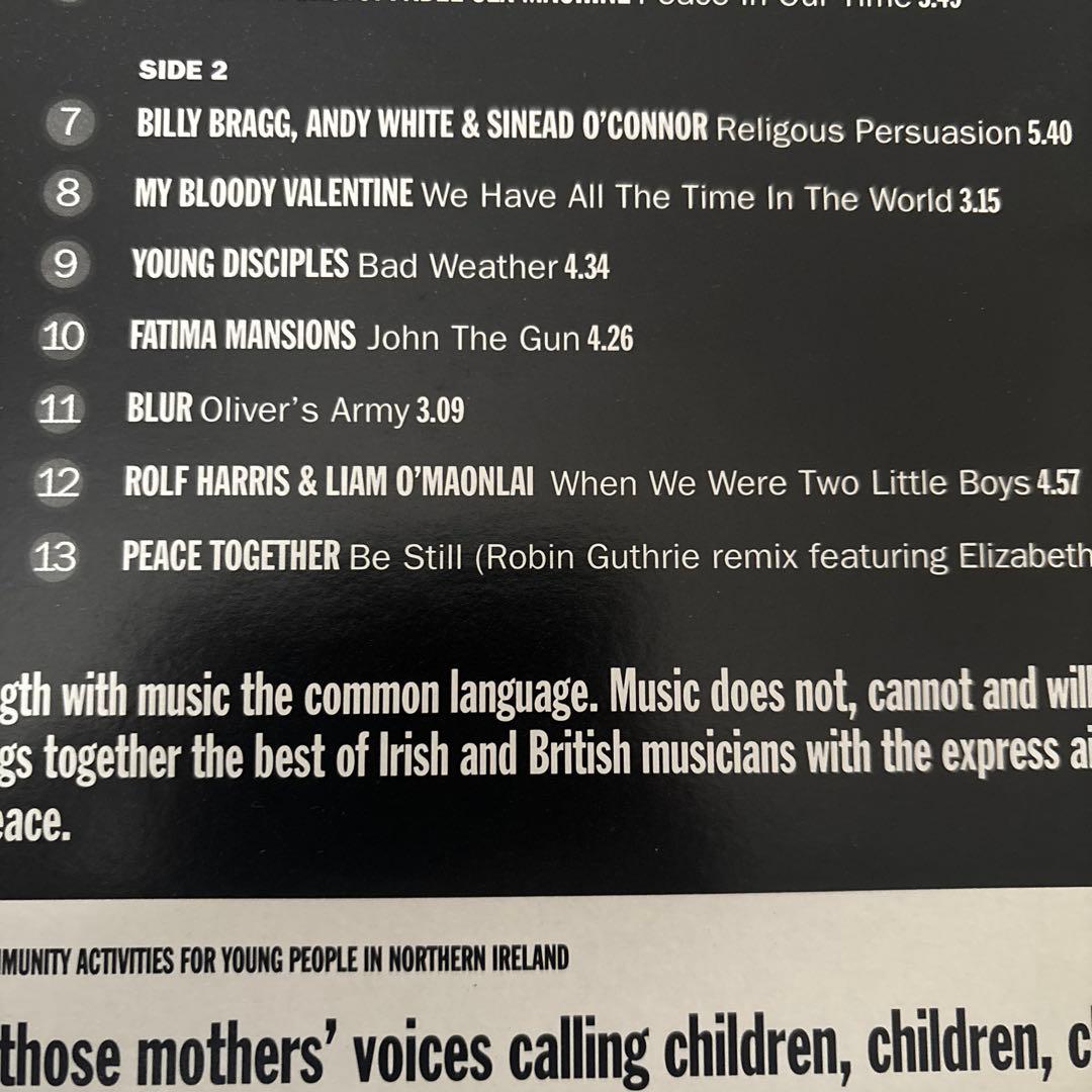 洋楽 V.A PEACE TOGETHER LP 1993