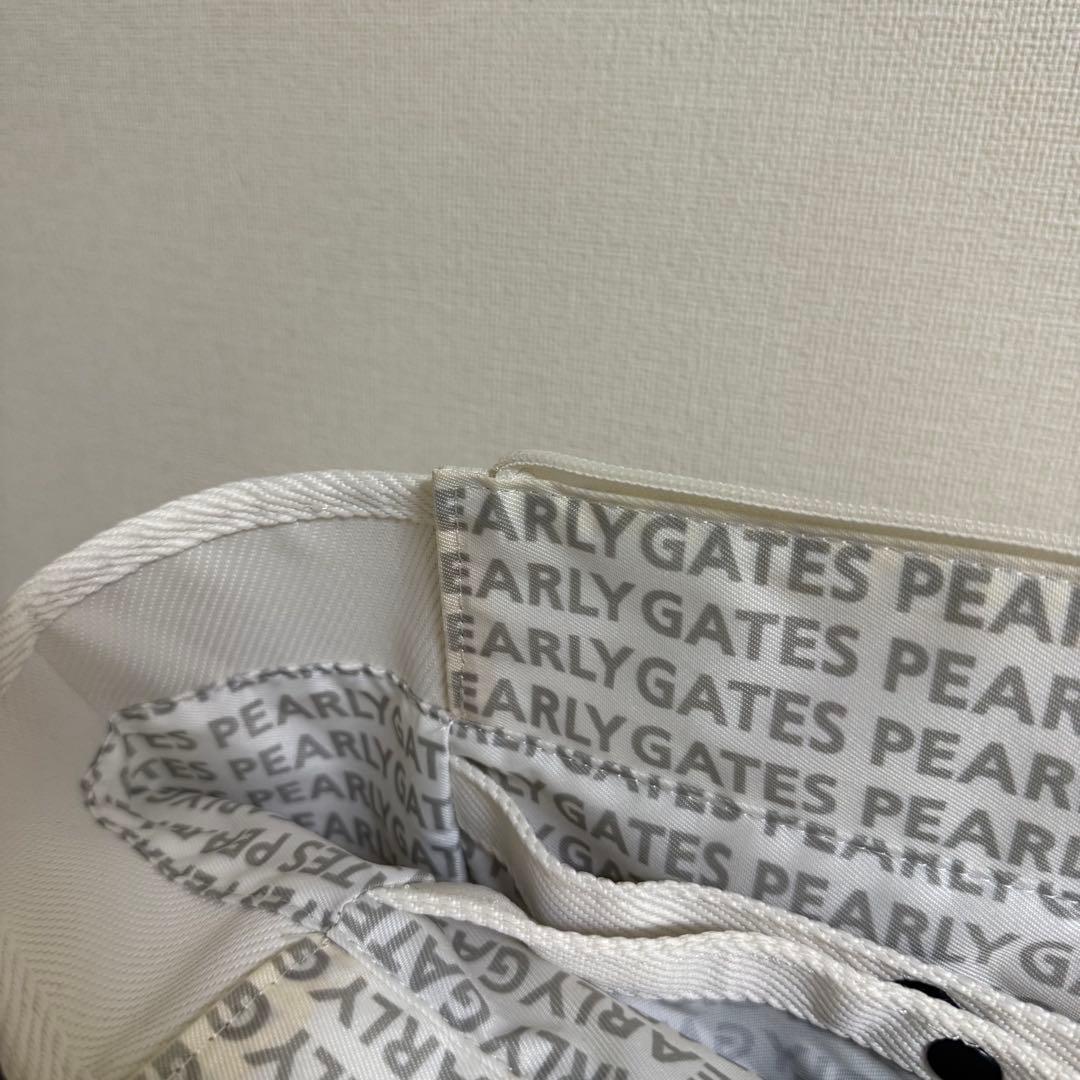 PEARLY GATES ホワイトロッカーバッグ トートバッグ