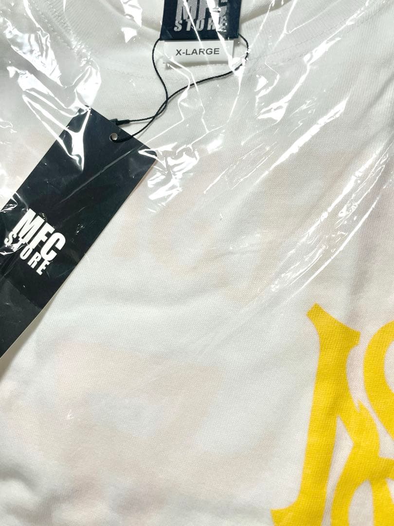 【浜崎あゆみ】MFCSTOREコラボTシャツ XLホワイト×イエロー