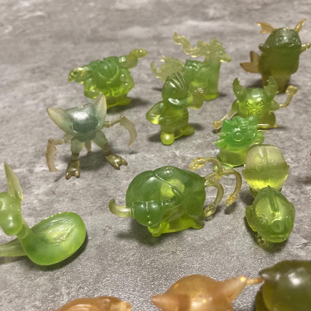 ポケモン 初期 レトロ フィギュア 鉛筆 キャップ クリアカラー アニメ ポケカ