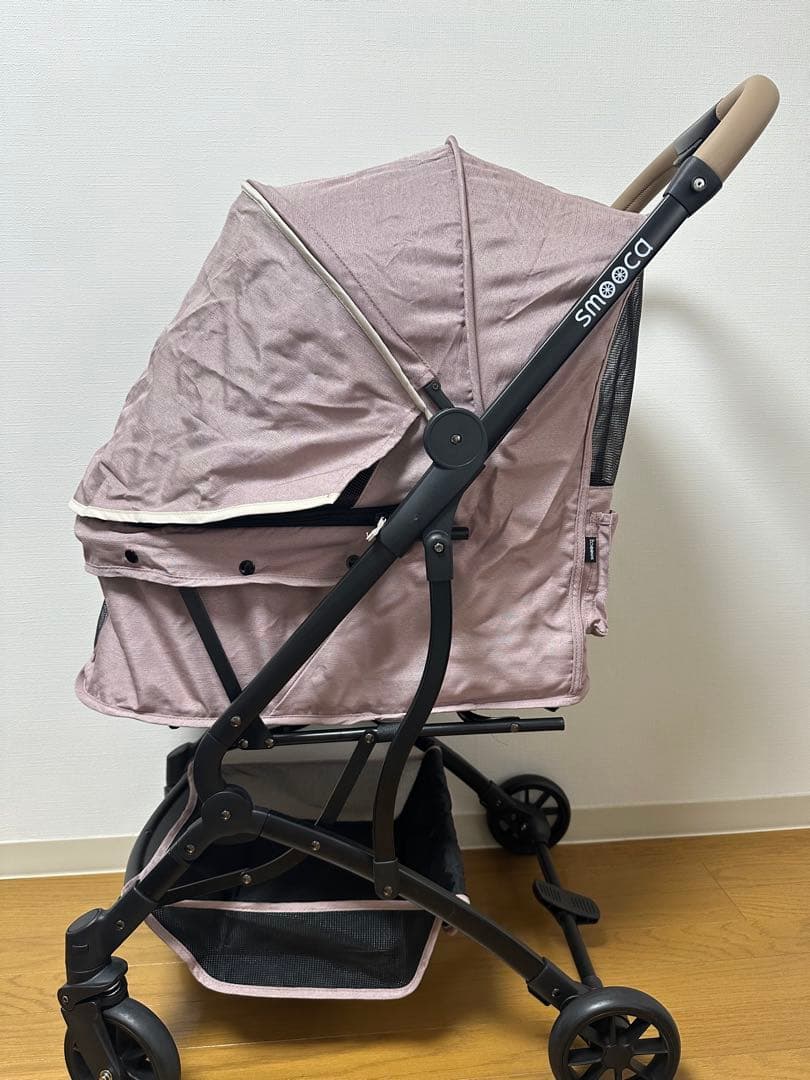 smoocaコンパクトペットカートスモーキーピンク