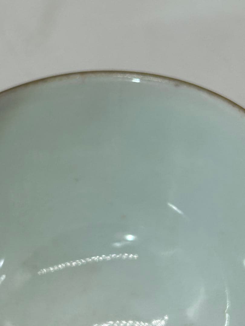 中国　紅釉金彩　粉彩湯呑み2点　茶器　送料込み0531